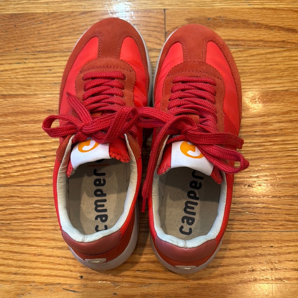 Camper Red Athletic Sneakers